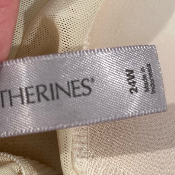 Catherines floral print ruffle tankini top sz 24w - Picture 10 of 11